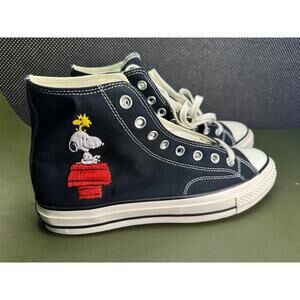 Converse x Peanuts Snoopy High Top Black SIZE: WMNS 8